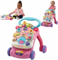VTech 2 In 1 Baby Walker - Educatief Babyspeelgoed - Roze - 9 Tot 36 Maanden 11 VTech 2 In 1 Baby Walker - Educatief Babyspeelgoed - Roze - 9 Tot 36 Maanden -Babyproducten Winkel 1166x1200 9