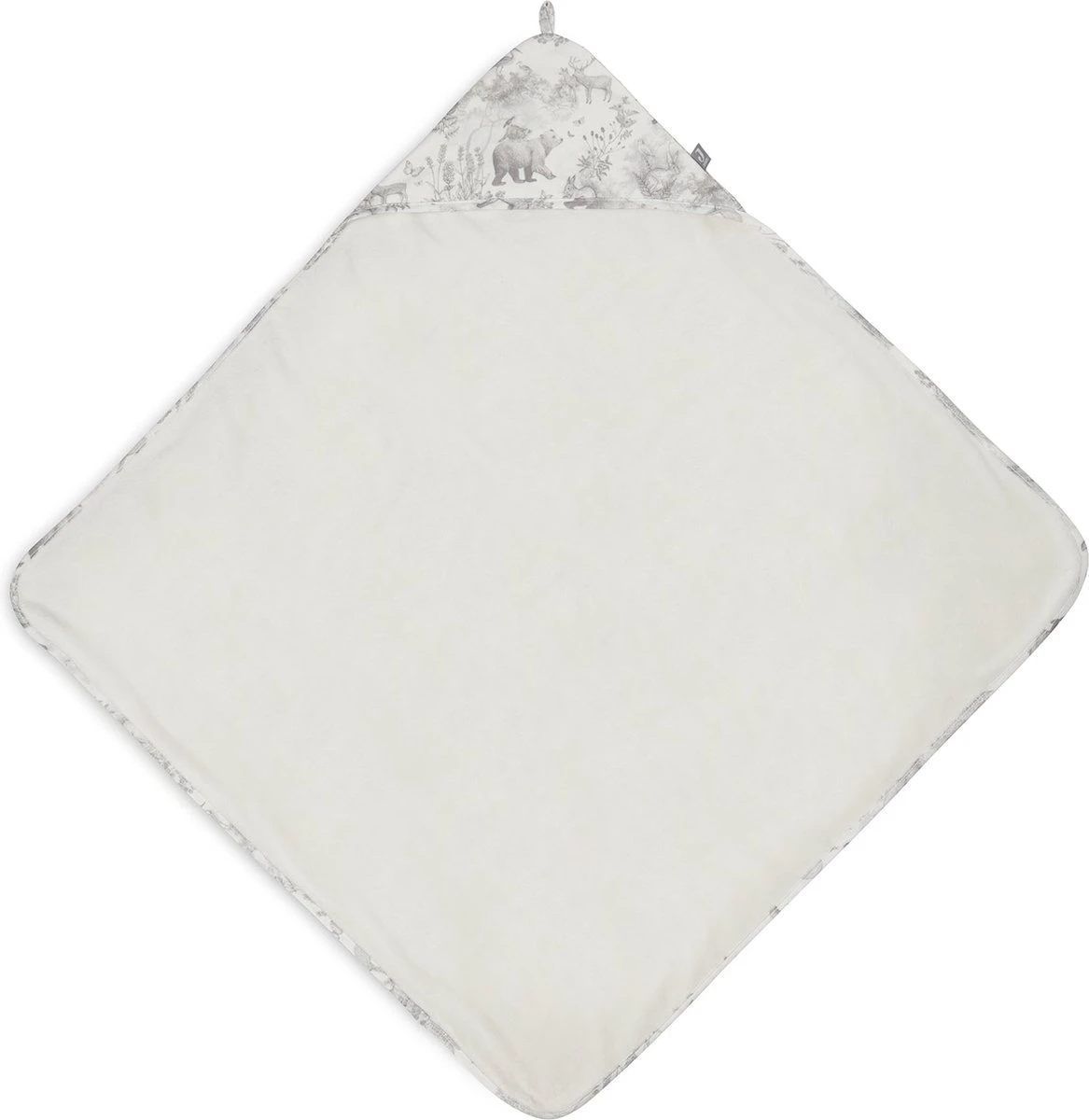 Jollein Badcape 75x75cm Pimpelmees - Forest Animals 2 Jollein Badcape 75x75cm Pimpelmees - Forest Animals - Afbeelding 2