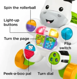 Fisher Price Fisher-Price Loop Met Mij Zebra - Looptrainer 35 Fisher Price Fisher-Price Loop Met Mij Zebra - Looptrainer -Babyproducten Winkel 1167x1200 8