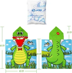 JAXY Badcape Baby - Badcape - Baby Badjas - Omslagdoek - Omslagdoek - Baby Handdoek Met Capuchon - Strandhanddoek - Badponcho - Poncho Handdoek - Microfiber - 60x90cm - Krokodil 7 JAXY Badcape Baby - Badcape - Baby Badjas - Omslagdoek - Omslagdoek - Baby Handdoek Met Capuchon - Strandhanddoek - Badponcho - Poncho Handdoek - Microfiber - 60x90cm - Krokodil -Babyproducten Winkel 1170x1200 5