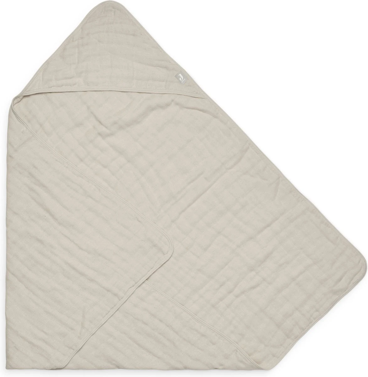 Jollein Badcape Wrinkled 75x75cm - Nougat 4 Jollein Badcape Wrinkled 75x75cm - Nougat - Afbeelding 4