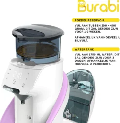 BURABI Automatische Baby Fles Maker | Fles Voeding Apparaat | Baby Senseo | Met App | Baby Verzorging | Baby Melk | Fles Bereiding | Babymelk | Baby Voeding 20 BURABI Automatische Baby Fles Maker | Fles Voeding Apparaat | Baby Senseo | Met App | Baby Verzorging | Baby Melk | Fles Bereiding | Babymelk | Baby Voeding -Babyproducten Winkel 1173x1200 8