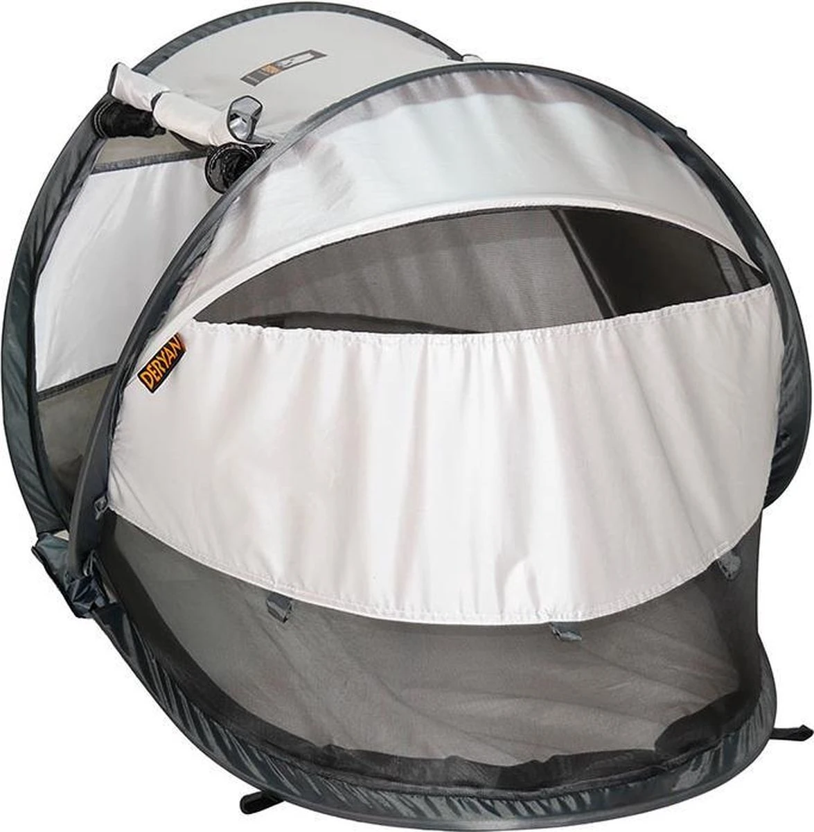 Deryan Shane Luxe 2023 Campingbedje - Baby Tent - Anti-UV 50+ - Peuterbed - Silver 7 Deryan Shane Luxe 2023 Campingbedje - Baby Tent - Anti-UV 50+ - Peuterbed - Silver - Afbeelding 7