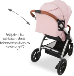 Hauck UpTown Buggy - Met één Hand Opvouwbaar - Roze 23 Hauck UpTown Buggy - Met één Hand Opvouwbaar - Roze -Babyproducten Winkel 1176x1200 4