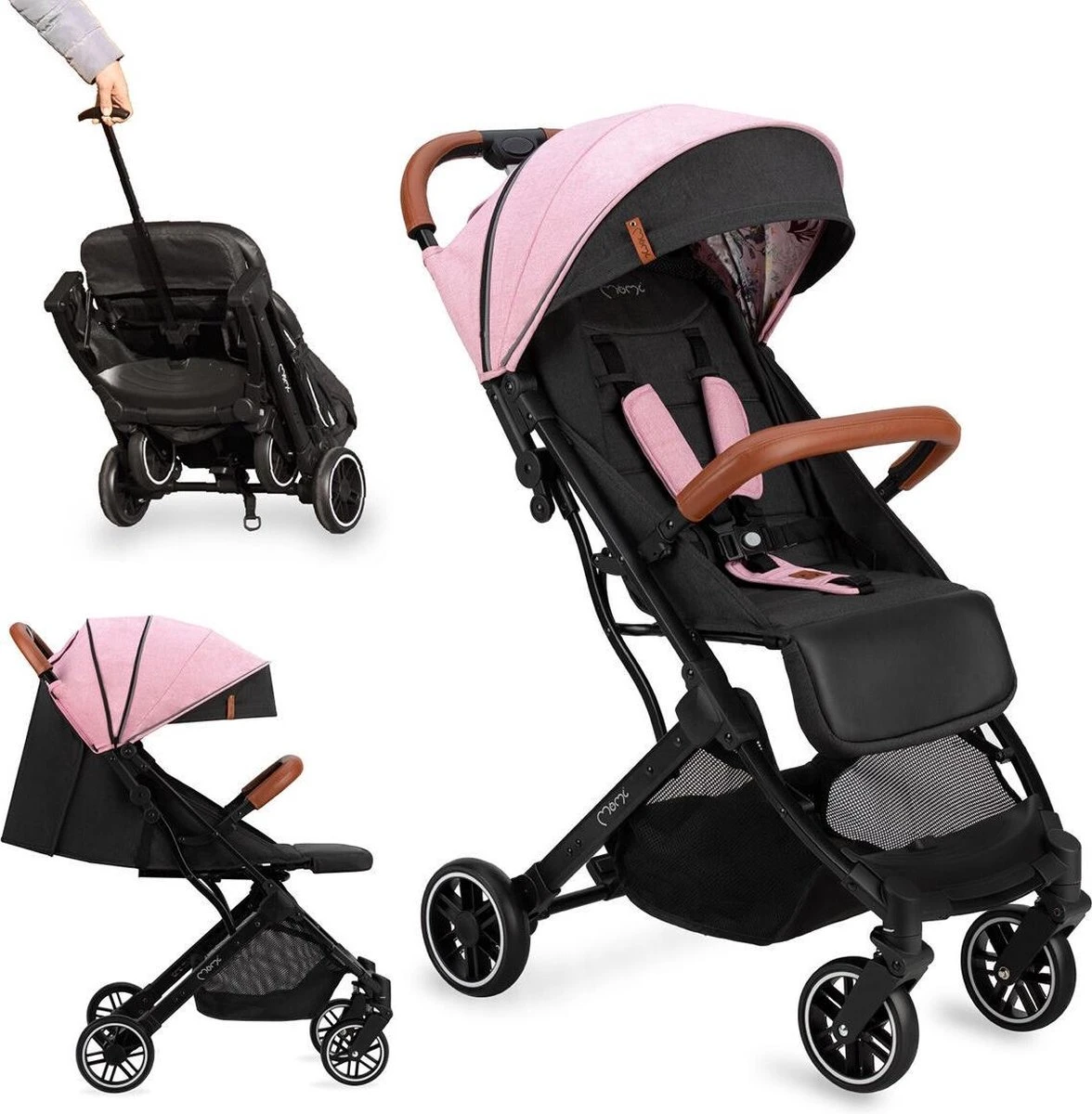 Momi Estelle Pink Wandelwagen WOSP00004 1 Momi Estelle Pink Wandelwagen WOSP00004