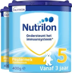 Nutrilon 5 Peuter Groeimelk Vanille Poeder 2 X 400 Gram -Babyproducten Winkel 1177x1200 4