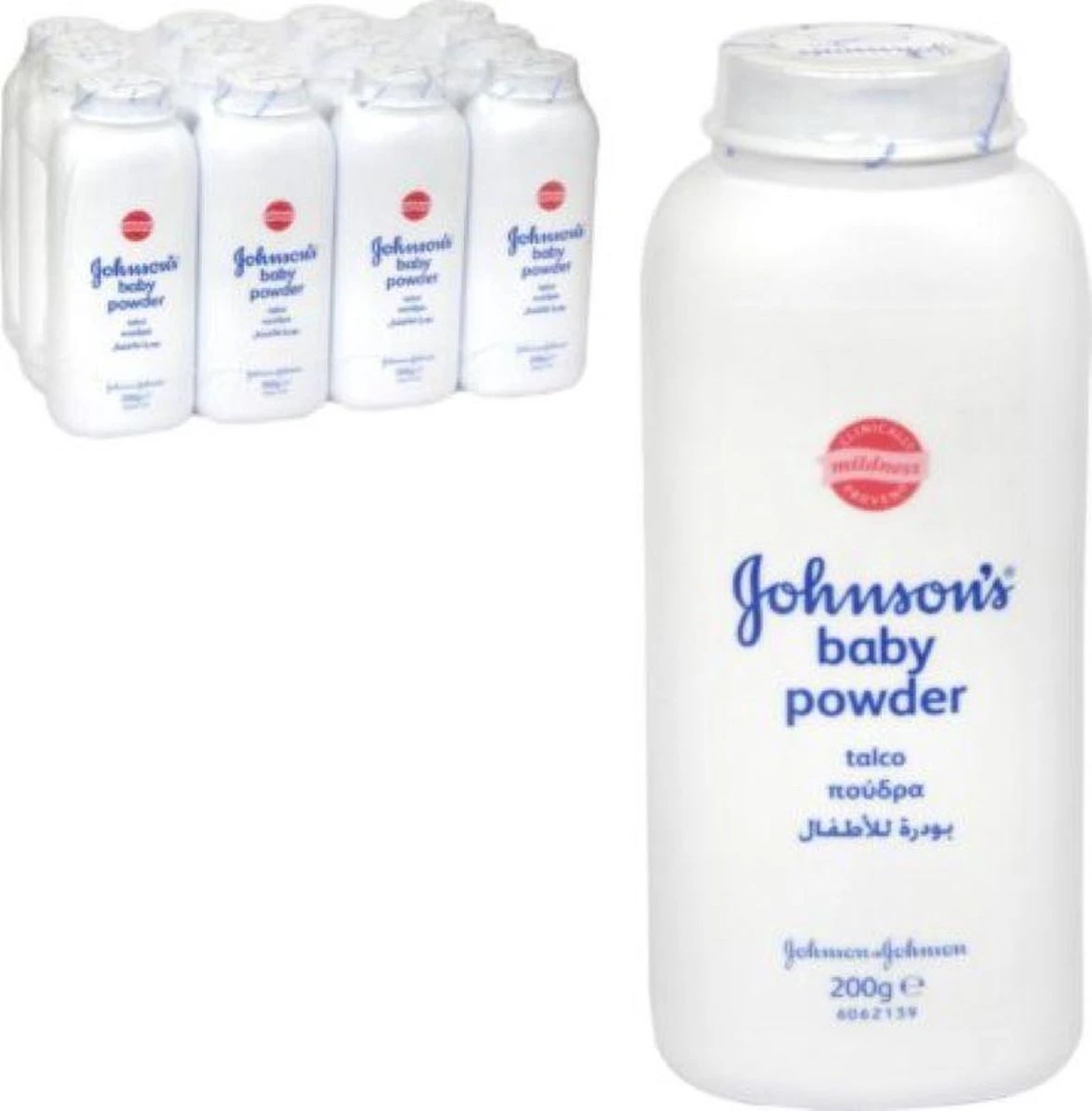 Johnson's Baby Talkpoeder - Voordeelverpakking 12 X 200 Gram 1 Johnson's Baby Talkpoeder - Voordeelverpakking 12 X 200 Gram