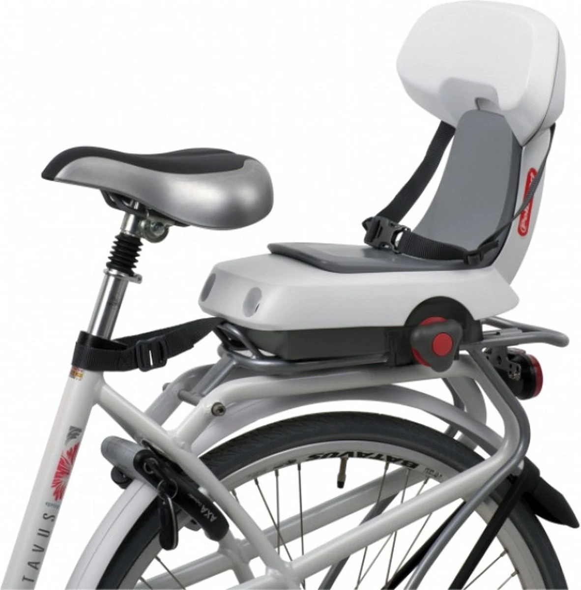 Polisport Guppy Duo Junior - Fietsstoeltje Achter - Grijs 8636100001 2 Polisport Guppy Duo Junior - Fietsstoeltje Achter - Grijs 8636100001 - Afbeelding 2