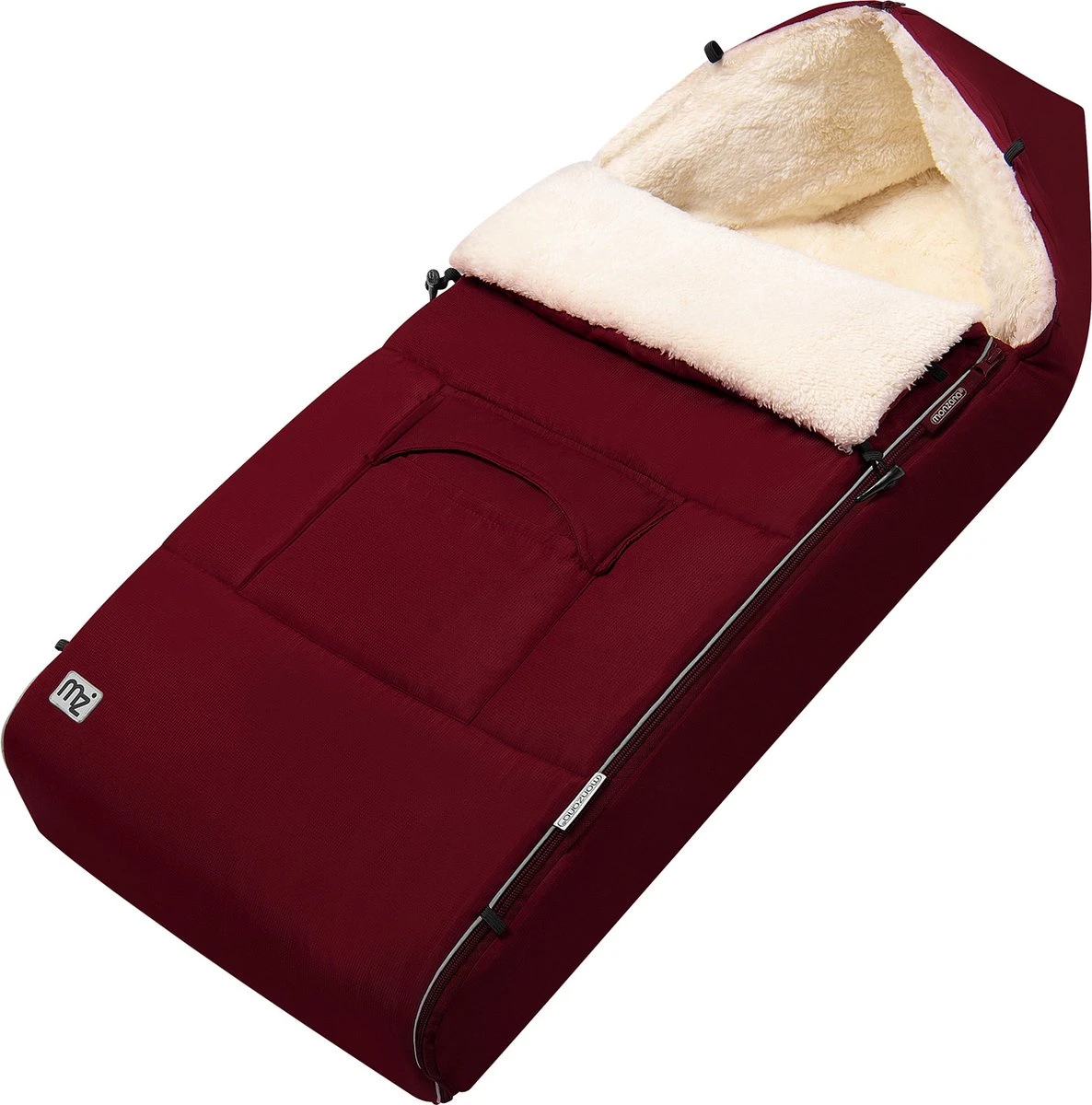 Monzana Voetenzak - Voor Kinderwagen Of Stoeltje - 93x56cm Bordeaux 1 Monzana Voetenzak - Voor Kinderwagen Of Stoeltje - 93x56cm Bordeaux