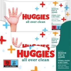 Huggies Billendoekjes - All Over Clean - 10 X 56 - 560 Billendoekjes - Voordeelverpakking -Babyproducten Winkel 1195x1200 2