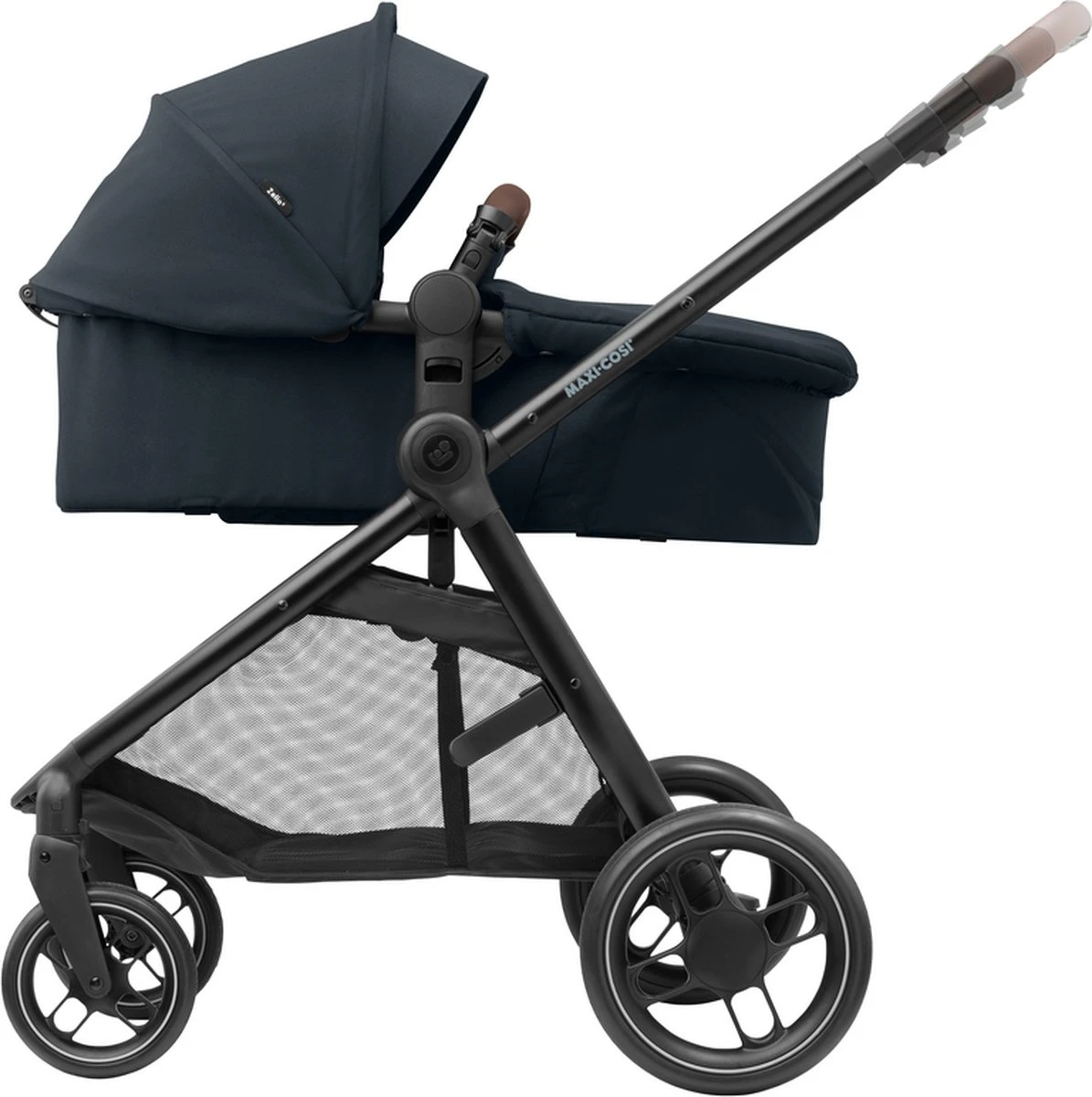 Maxi-Cosi Zelia³ Kinderwagen - Essential Graphite (zwart Frame + Bruin Leer) 5 Maxi-Cosi Zelia³ Kinderwagen - Essential Graphite (zwart Frame + Bruin Leer) - Afbeelding 5