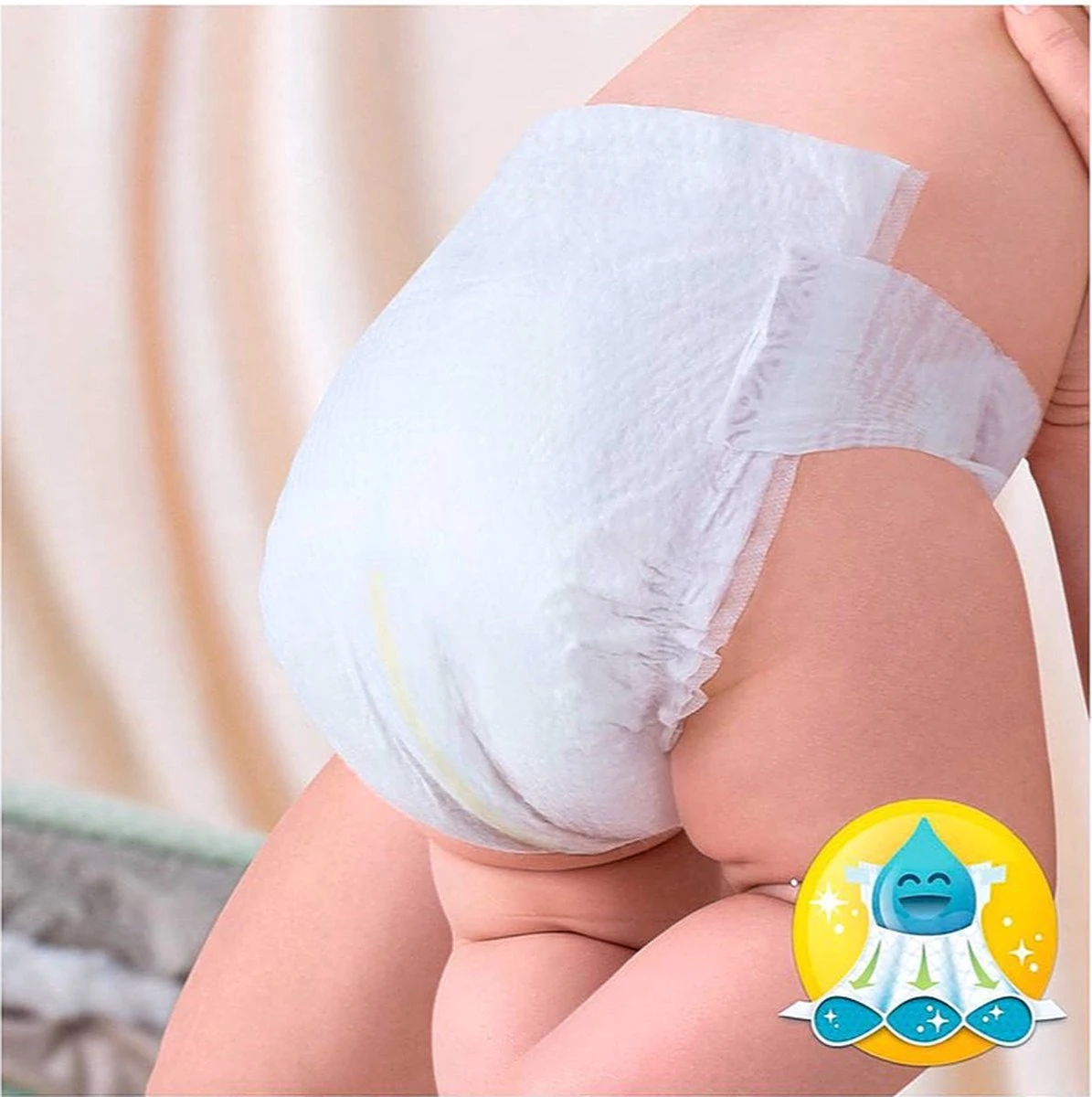 Pampers® Pampers Premium Protection - Maat 1 (New Born) 2-5 Kg - 88 Stuks - Luiers 10 Pampers® Pampers Premium Protection - Maat 1 (New Born) 2-5 Kg - 88 Stuks - Luiers - Afbeelding 10
