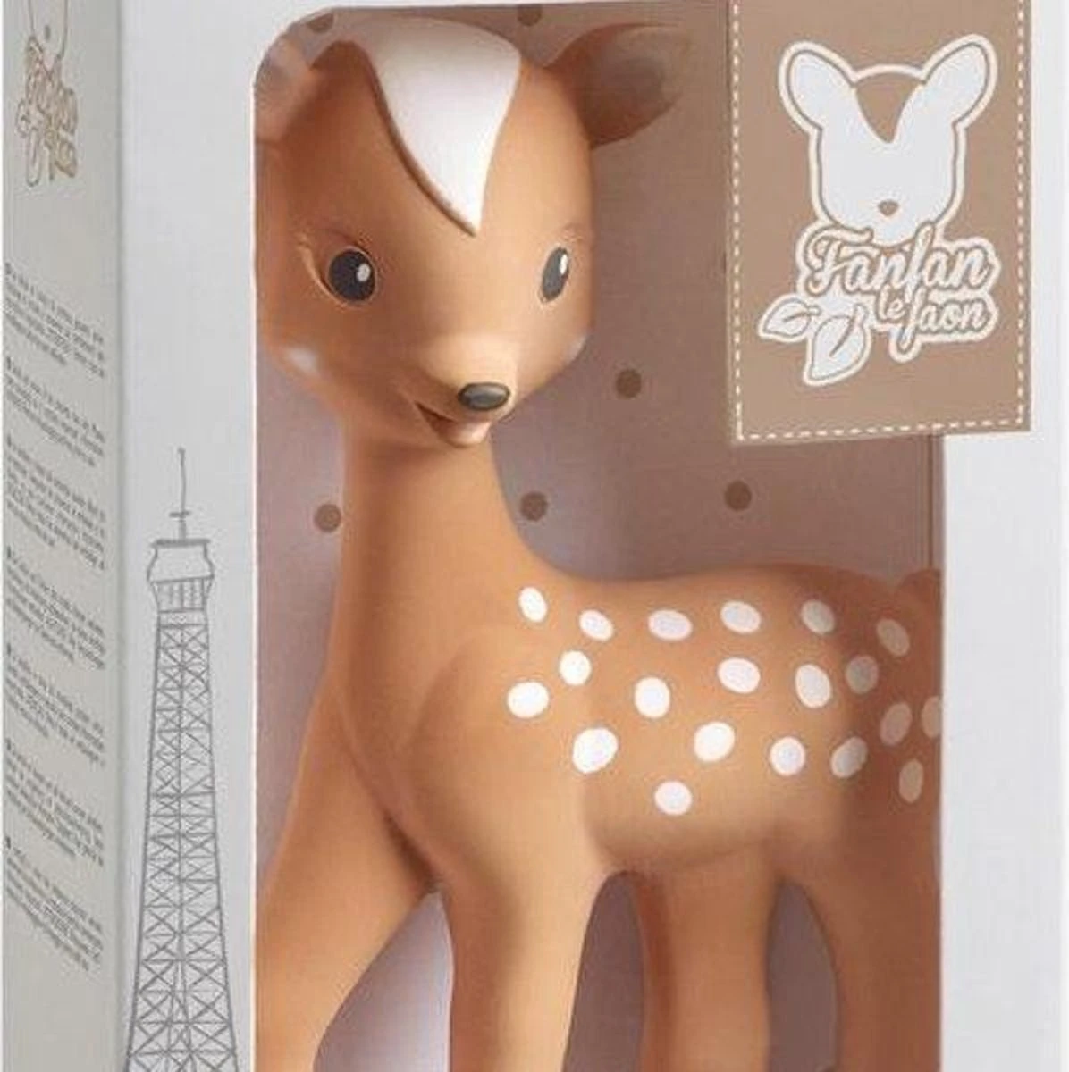 Sophie De Giraf- Bijtspeelgoed - FanFan Het Hertje - 100% Natuurlijk Rubber 7 Sophie De Giraf- Bijtspeelgoed - FanFan Het Hertje - 100% Natuurlijk Rubber - Afbeelding 7