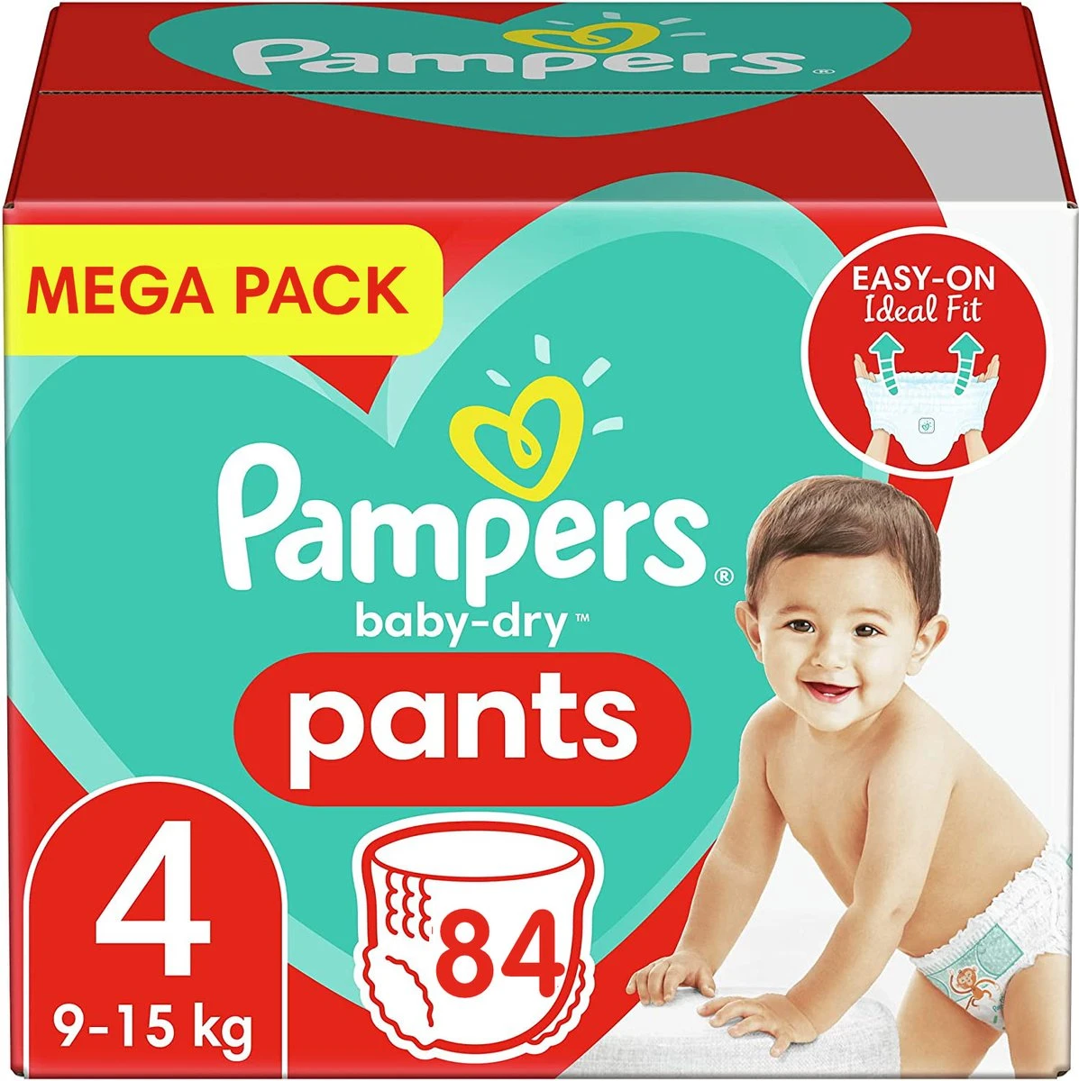 Pampers® Pampers - Baby Dry Pants - Maat 4 - Mega Pack - 84 Luierbroekjes 1 Pampers® Pampers - Baby Dry Pants - Maat 4 - Mega Pack - 84 Luierbroekjes