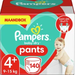 Pampers® Pampers Baby Dry Pants Maat 4+ - 140 Luierbroekjes Maandbox -Babyproducten Winkel 1198x1200 29
