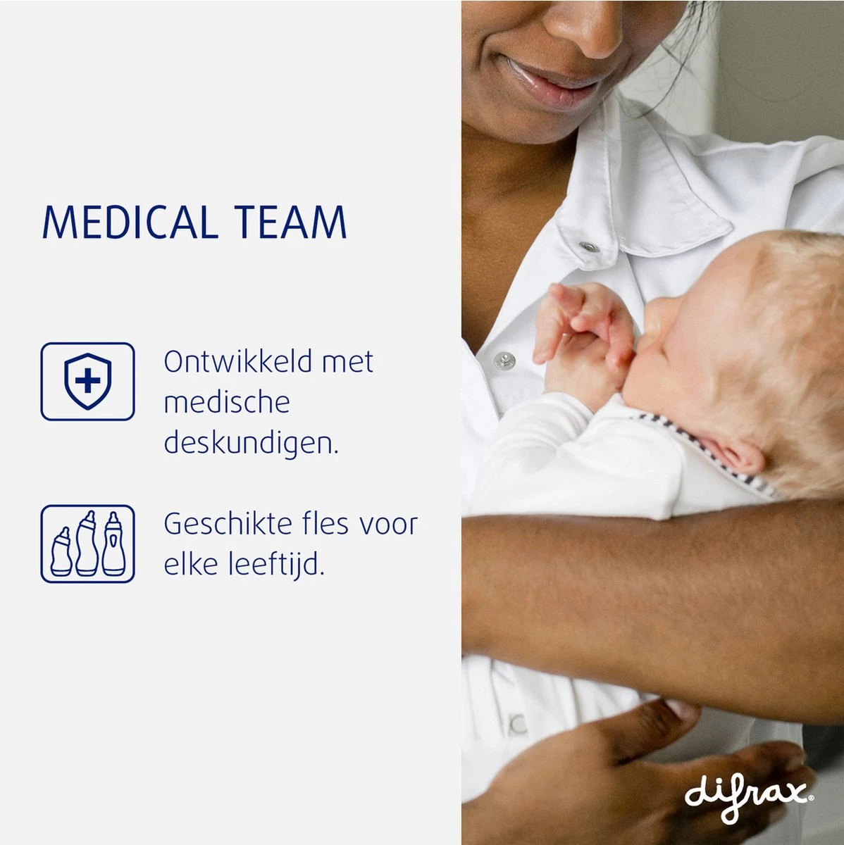 Difrax Babyfles 250 Ml Natural - Anti-Colic - Lichtbruin - 2 Stuks 7 Difrax Babyfles 250 Ml Natural - Anti-Colic - Lichtbruin - 2 Stuks - Afbeelding 7