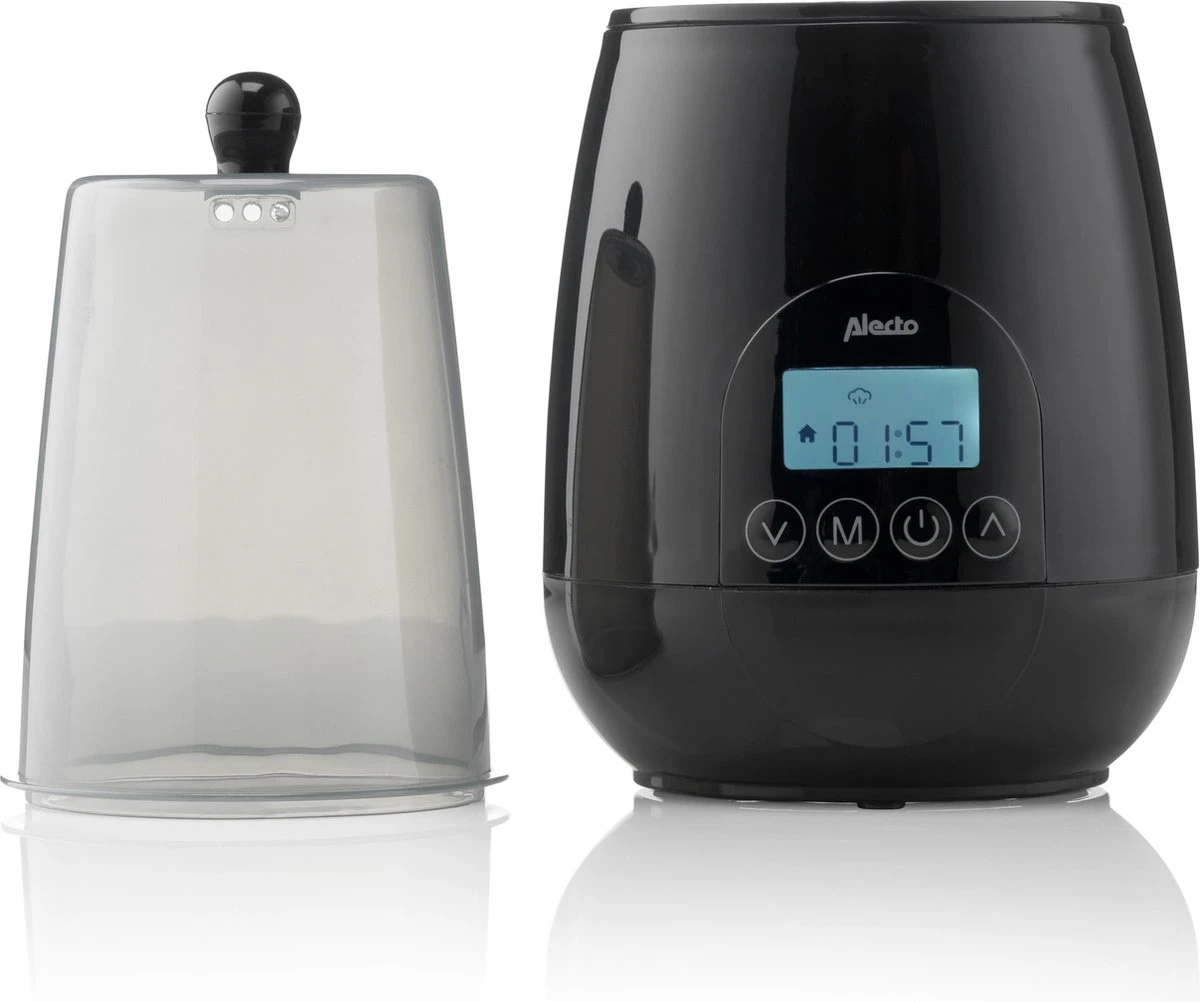 Alecto BW700BK - Snelle Digitale Flessenwarmer 500W Voor Opwarmen, Steriliseren En Ontdooien - Inclusief Stoomkap - Bediening Via Display - Zwart 4 Alecto BW700BK - Snelle Digitale Flessenwarmer 500W Voor Opwarmen, Steriliseren En Ontdooien - Inclusief Stoomkap - Bediening Via Display - Zwart - Afbeelding 4