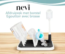 Nevi Afdruiprek Met Lekbak - Afdruipmat Voor 10 Flessen - Opvouwbaar Droogrek Babyfles - Inclusief Afwasborstel 27 Nevi Afdruiprek Met Lekbak - Afdruipmat Voor 10 Flessen - Opvouwbaar Droogrek Babyfles - Inclusief Afwasborstel -Babyproducten Winkel 1200x1005