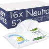 Neutral - Baby Billendoekjes - 48 X 52 = 2496 Stuks - 0% Parfum