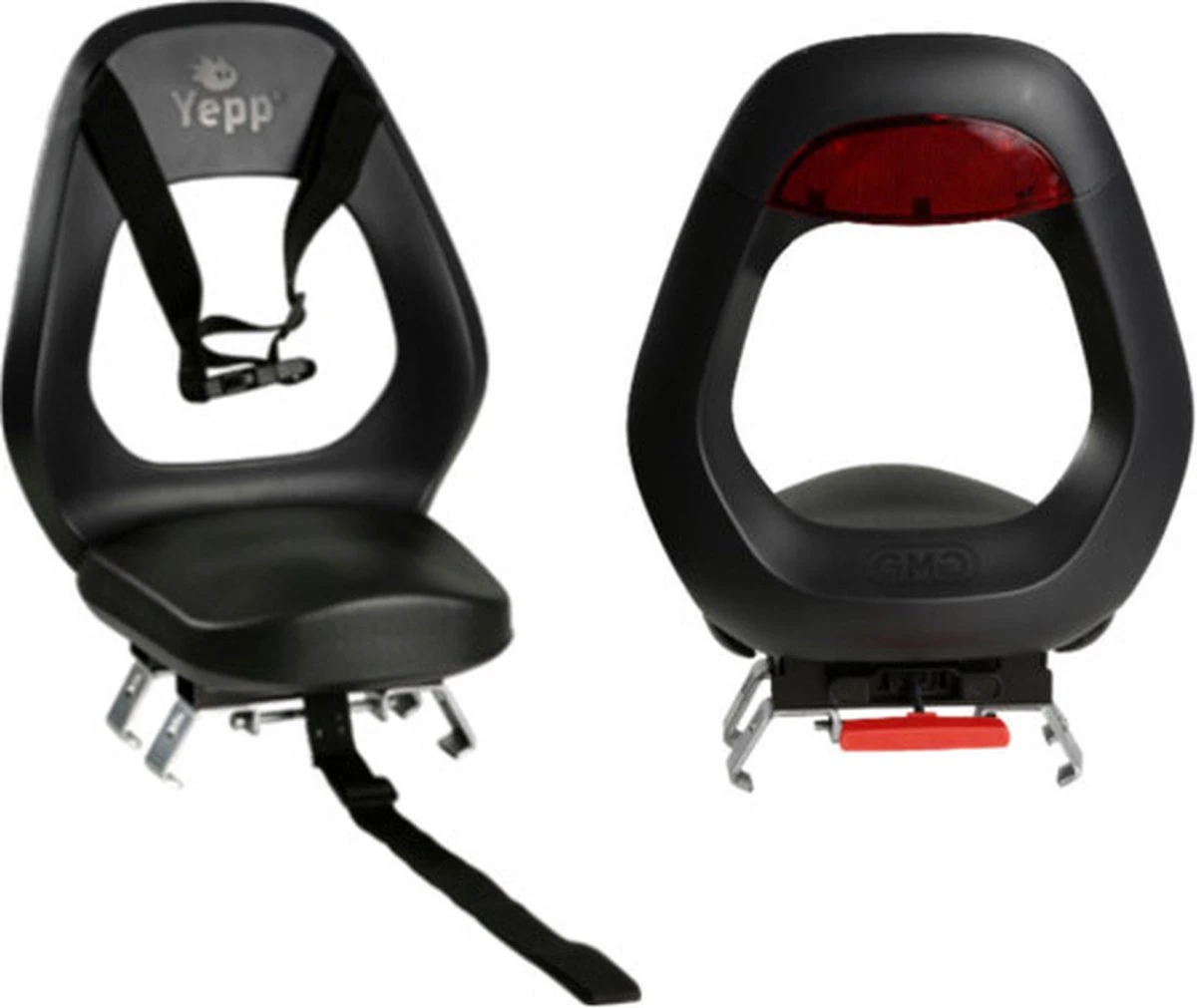 Yepp Achterzitje Junior Basic - Black 2 Yepp Achterzitje Junior Basic - Black - Afbeelding 2