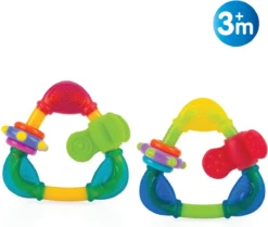 Nuby - Bijtspeelgoed - Bijtdriehoek - 3m+ -Babyproducten Winkel 1200x1013 6
