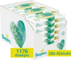 Pampers® Pampers Pure Coconut Babydoekjes - 28 Verpakkingen Van 42 Doekjes = 1176 Babydoekjes 13 Pampers® Pampers Pure Coconut Babydoekjes - 28 Verpakkingen Van 42 Doekjes = 1176 Babydoekjes -Babyproducten Winkel 1200x1014 1