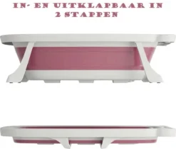Babybadje - Peuterbadje - Opvouwbaar - Incl. Baby Badkussen - 84 Cm Lang - 0 Tot 3 Jaar - Roze -Babyproducten Winkel 1200x1022 2