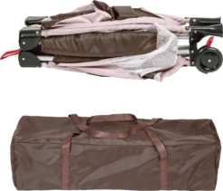 TecTake - Kinder Reisbed Babybed - Beige / Bruin - 402417 - 126x65x80 Cm Met Draagtas 8 TecTake - Kinder Reisbed Babybed - Beige / Bruin - 402417 - 126x65x80 Cm Met Draagtas -Babyproducten Winkel 1200x1023 2