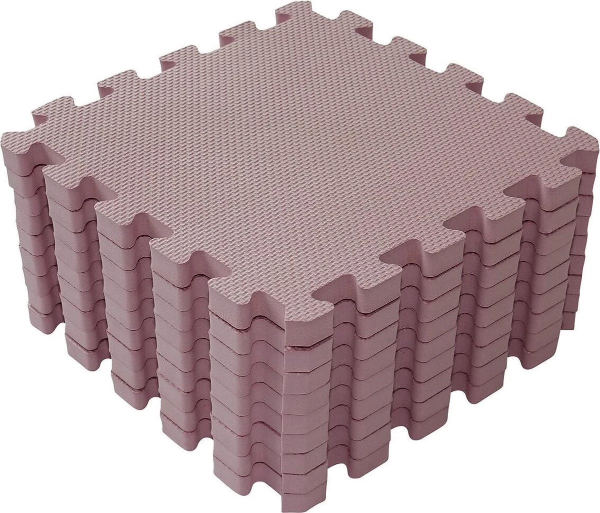 BabyDan Speelmat Vierkant Tegels 90 X 90 Roze 1 BabyDan Speelmat Vierkant Tegels 90 X 90 Roze