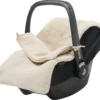 Jollein Voetenzak Voor Autostoel & Kinderwagen - Basic Knit - Nougat