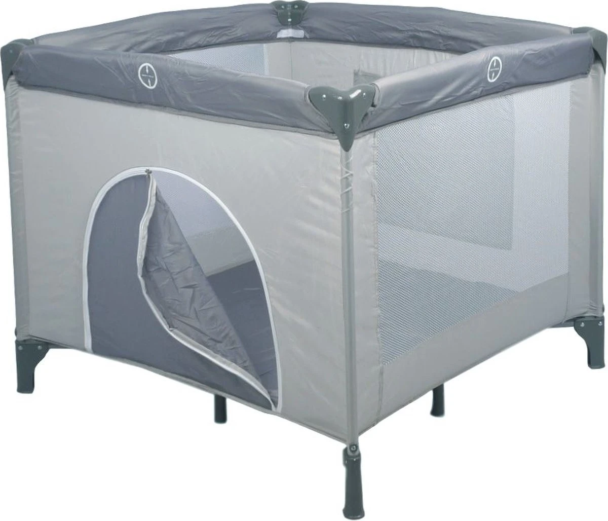 Ding Deluxe Inklapbare Box - Babybox - Grijs - Incl. Bodemverhoger 6 Ding Deluxe Inklapbare Box - Babybox - Grijs - Incl. Bodemverhoger - Afbeelding 6