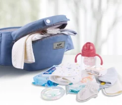 Merkloos Ergonomische Babydraagzak - 15 In 1 - Donkerblauw - 0 Tot 48 Maanden - Babydrager -Buikdrager En Rugdrager - Baby Draagzak - Ergonomisch - Heupdrager -Babyproducten Winkel 1200x1037 1
