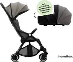 Hamilton By Yoop X1 Plus Buggy – Nieuw, Hoger, Uitgebreider 2023 Model – Premium Stroller Met One Hand Folding Technologie – Grijs – Lichte, Verstelbare En Wendbare Kinderwagen Met Vele Gemakken -Babyproducten Winkel 1200x1037