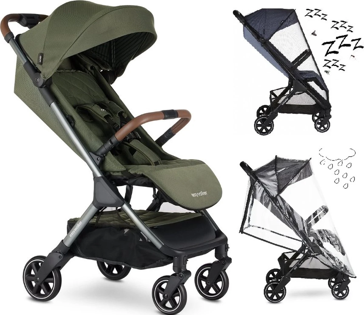 Easywalker Buggy Jackey Emerald Edition Mét Regenhoes én Gratis Muskietennet 1 Easywalker Buggy Jackey Emerald Edition Mét Regenhoes én Gratis Muskietennet