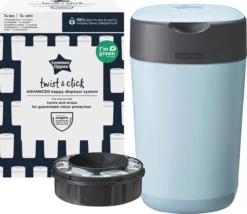 Tommee Tippee Milieuvriendelijke Twist & Click Luieremmer - Met 1 Navulcassette - Blauw 14 Tommee Tippee Milieuvriendelijke Twist & Click Luieremmer - Met 1 Navulcassette - Blauw -Babyproducten Winkel 1200x1039 1