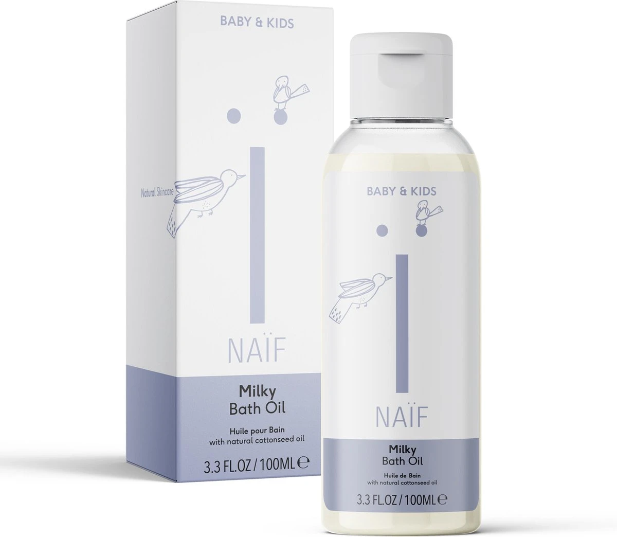 Naïf Milde Badolie – Baby En Kind - 100ml - Met Natuurlijke Ingrediënten 1 Naïf Milde Badolie – Baby En Kind - 100ml - Met Natuurlijke Ingrediënten