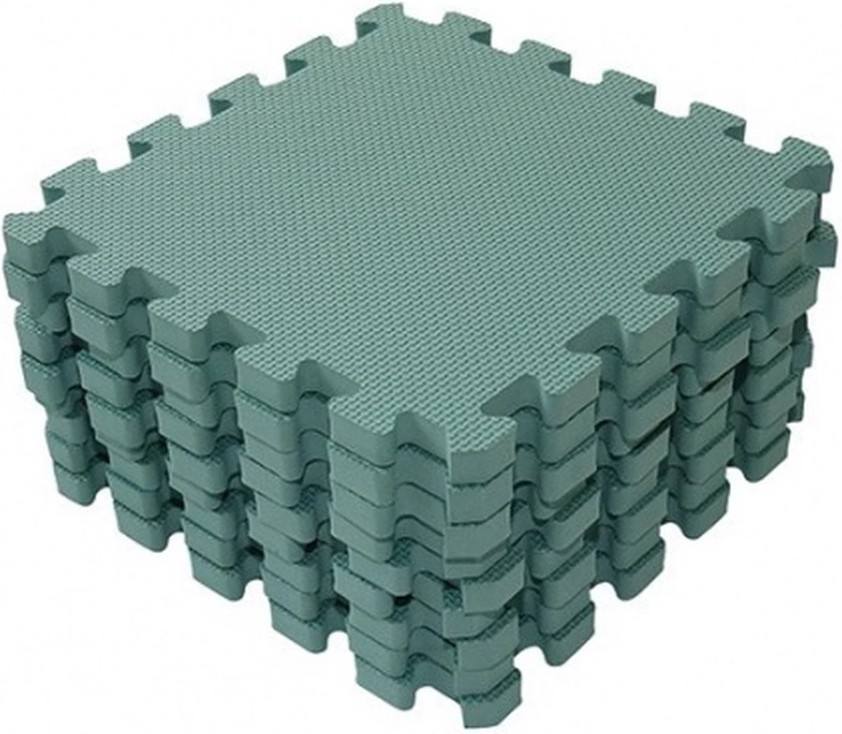 Babydan Speelkleed - Speelmat - Puzzelmat Foam - Groen 2 Babydan Speelkleed - Speelmat - Puzzelmat Foam - Groen - Afbeelding 2