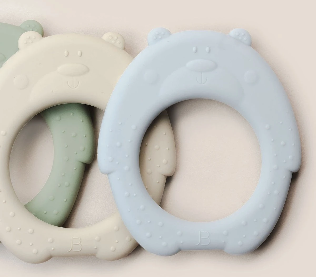 J.Børn Silicone Bijtring Beer - Sage - Bijtspeelgoed - Baby 7 J.Børn Silicone Bijtring Beer - Sage - Bijtspeelgoed - Baby - Afbeelding 7