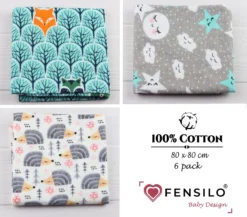 Flanellen Luiers - 80 X 80cm - 6 Pack - Flanellen Doeken Van Flanel Katoen - Mint - Fensilo -Babyproducten Winkel 1200x1055