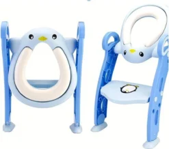 Universeel Toilet Training Met Trapje - Blauw - Opvouwbaar WC Bril Verkleiner Met Handvaten En Opstapje - Zindelijkheid Training - Toilet Bril Zitje - Zacht Rubber Afneembaar En Wasbaar Zitje - Urinoirs Voor Peuters Leeftijd: 2 Tot 7 Jaar -Babyproducten Winkel 1200x1060