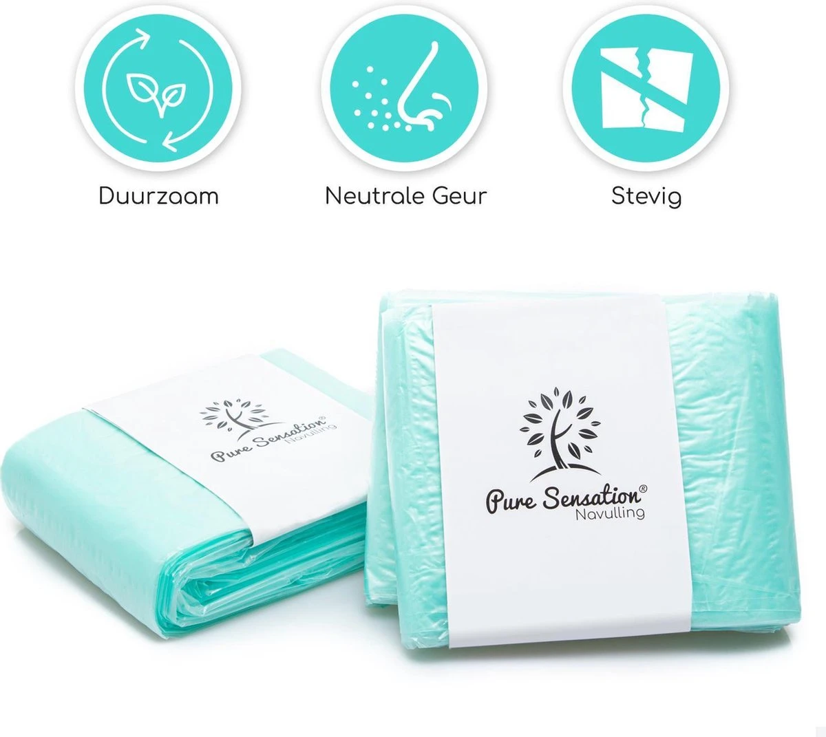 Pure Sensation® Luieremmer Navulling - 3 Stuks - Geschikt Voor Korbell - Inclusief Extra Luier Etui - Navullingen 15/16 Liter - Luieremmer Zakken - Luieremmernavullingen - Luieremmers - Korbell Luieremmer – Luiertasje - Korbell Navulling 3 Pure Sensation® Luieremmer Navulling - 3 Stuks - Geschikt Voor Korbell - Inclusief Extra Luier Etui - Navullingen 15/16 Liter - Luieremmer Zakken - Luieremmernavullingen - Luieremmers - Korbell Luieremmer – Luiertasje - Korbell Navulling - Afbeelding 3