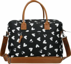 Kidzroom Black And White Luiertas - Zwart - Ophanglussen Kinderwagen - Verschoonmatje - Verstelbare Schouderband 29 Kidzroom Black And White Luiertas - Zwart - Ophanglussen Kinderwagen - Verschoonmatje - Verstelbare Schouderband -Babyproducten Winkel 1200x1080 11