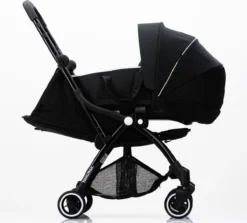Hamilton By Yoop X1 Plus Kinderwagen - Buggy Met Monteerbare Wieg - Premium Stroller Met One Hand Folding Technologie - Nieuw, Hoger, Uitgebreider 2023 Model - Zwart - Licht, Verstelbaar, Wendbaar En Geschikt Van 0 Maanden Tot 4 Jaar -Babyproducten Winkel 1200x1085
