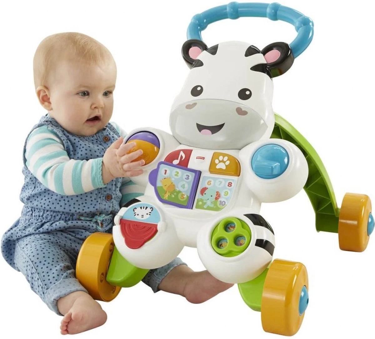 Fisher Price Fisher-Price Loop Met Mij Zebra - Looptrainer 11 Fisher Price Fisher-Price Loop Met Mij Zebra - Looptrainer - Afbeelding 11