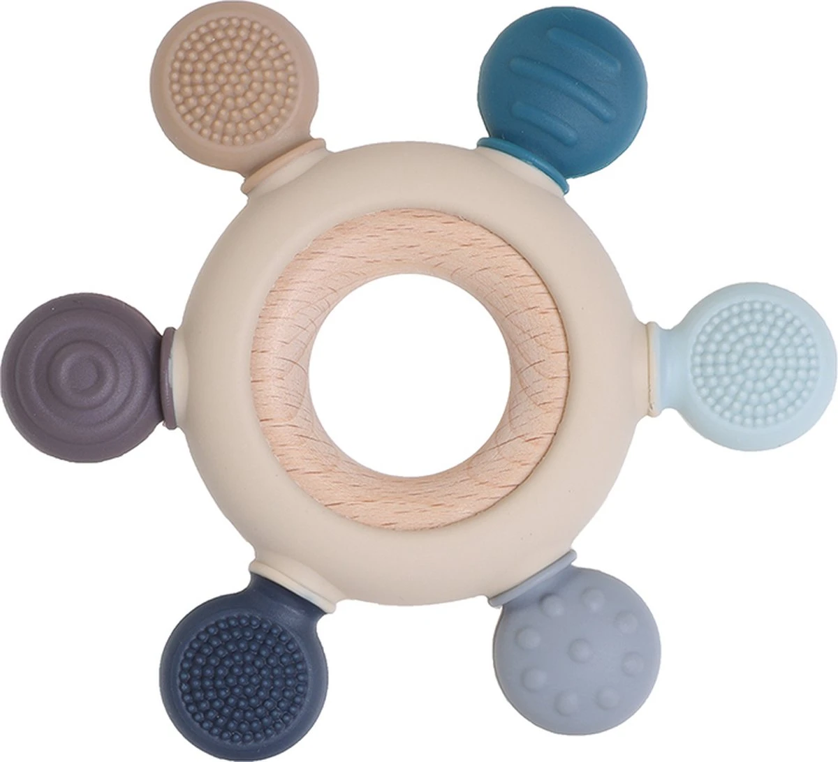 Merkloos Bijtring - Bijtspeelgoed - BPA Vrij - Siliconen - Baby Speelgoed - Blauw 1 Merkloos Bijtring - Bijtspeelgoed - BPA Vrij - Siliconen - Baby Speelgoed - Blauw