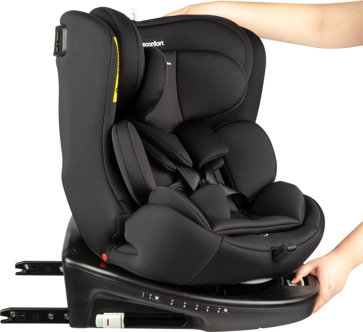 Bebeconfort EvolveFix I-Size - Autostoeltje - Black Mist - Vanaf De Geboorte Tot Ca. 12 Jaar 11 Bebeconfort EvolveFix I-Size - Autostoeltje - Black Mist - Vanaf De Geboorte Tot Ca. 12 Jaar - Afbeelding 11