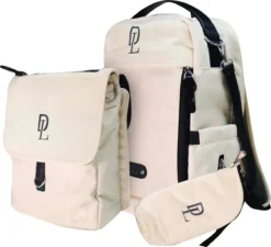 Deryan Luiertas Rugzak Met Verschoonmatje - Inclusief Flessenwarmhouder - Kinderwagenhaken En Isoleervak - Cream -Babyproducten Winkel 1200x1095 4