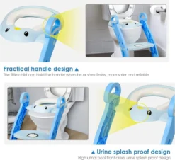 Buxibo Kinder WC Met Opstapje - WC Bril Kind - Kinderzitting WC - Toilet Verkleiner - Toilettrainer - Blauw -Babyproducten Winkel 1200x1097 1