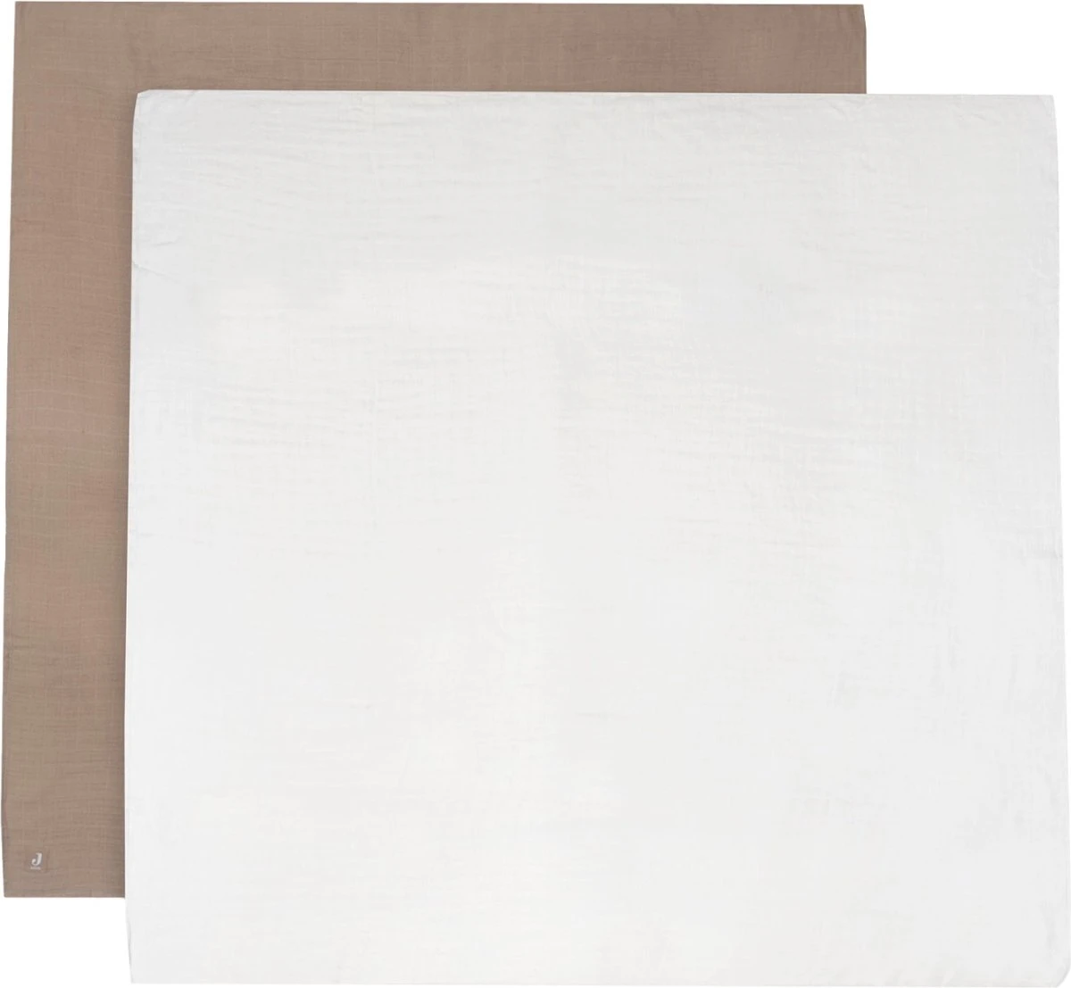 Jollein Hydrofiele Doek Large Bamboe Katoen 115x115cm Biscuit/Ivory - 2 Stuks 8 Jollein Hydrofiele Doek Large Bamboe Katoen 115x115cm Biscuit/Ivory - 2 Stuks - Afbeelding 8