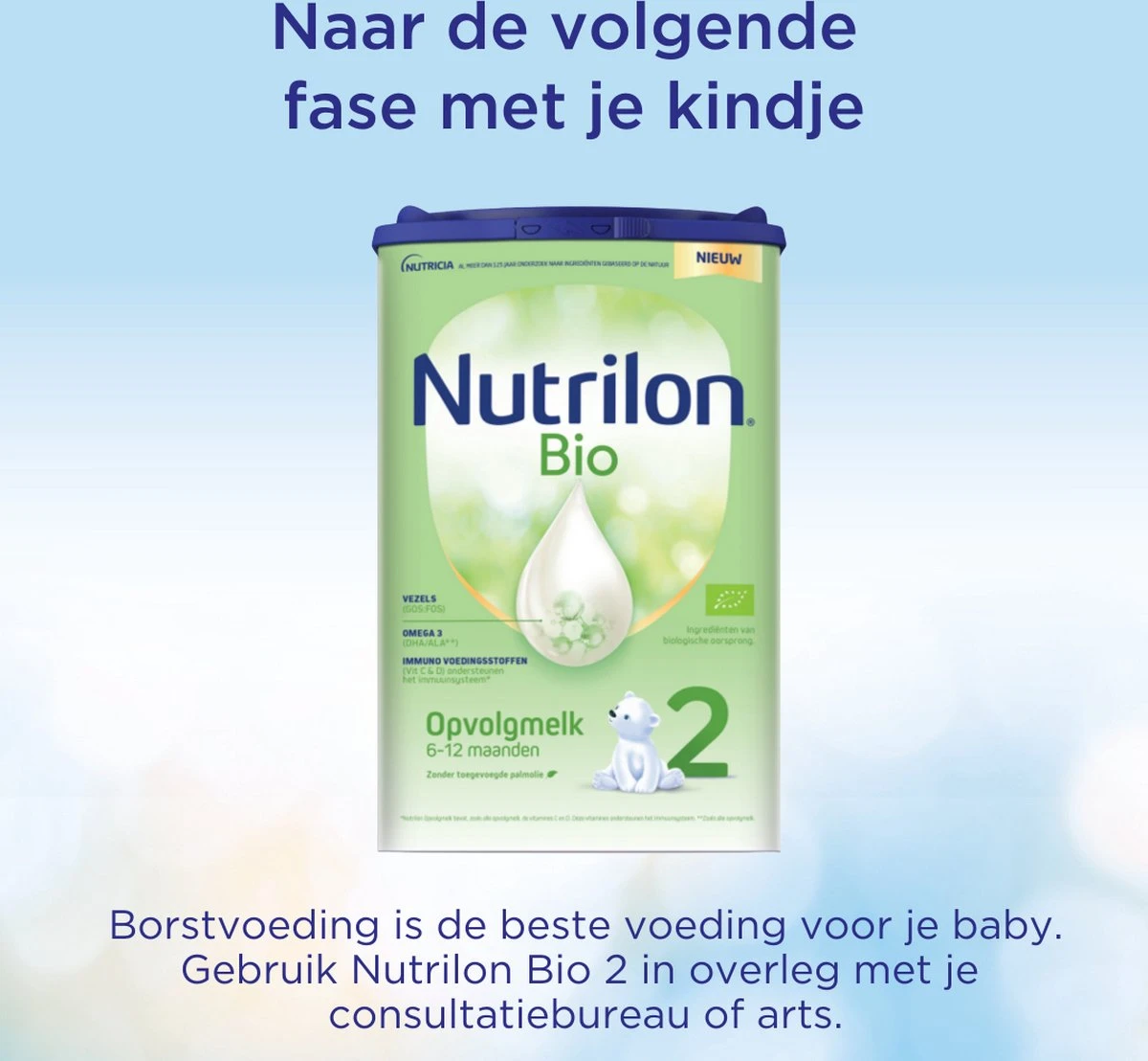 Nutrilon Bio 1 - Volledige Zuigelingenvoeding 0-6 Maanden - 800g - IE-ORG-02 7 Nutrilon Bio 1 - Volledige Zuigelingenvoeding 0-6 Maanden - 800g - IE-ORG-02 - Afbeelding 7
